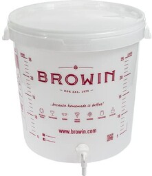 Browin 340444 Wiadro fermentacyjne 30 l z nadrukiem