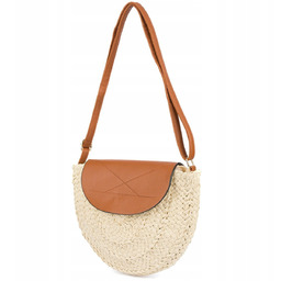 Torba boho modna na lato pasek suwak solidna