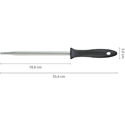 Ostrzałka stalowa prętowa Essential 20 cm ostrzałka