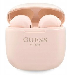 Guess słuchawki Bluetooth Tws stacja dokująca różowy
