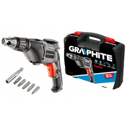 Wkrętarka Sieciowa 520W 0-4500RPM Walizka Graphite