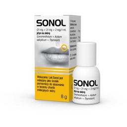 SONOL Płyn - 8 g opryszczka