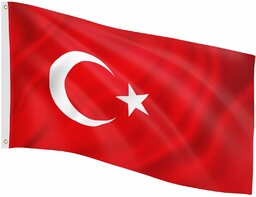 FLAGA TURCJI TURECKA 120x80 CM NA MASZT TURCJA