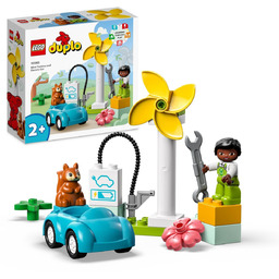 LEGO DUPLO - Turbina wiatrowa i samochód elektryczny