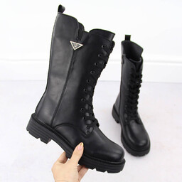 Skórzane botki damskie workery czarne Filippo DBT6302