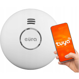 Czujnik dymu i ciepła z WiFi czujka bateryjna