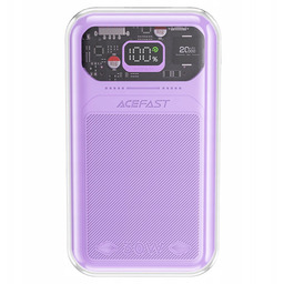 Powerbank Acefast 20000 mAh fioletowy Szybkie Ładowanie 30W