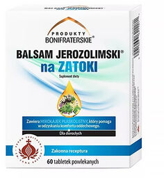 Produkty Bonifraterskie Balsam Jerozolimski na Zatoki, 60 tabletek