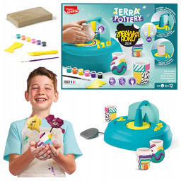 Koło Garncarskie dla Dzieci Elektryczne Zestaw Kreatywny Glina