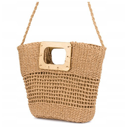 Duża torba damska boho modna na lato pasek