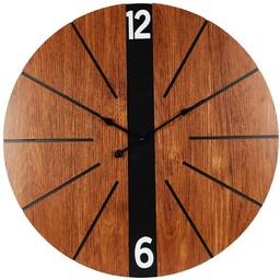 Zegar ścienny brązowy 60 cm