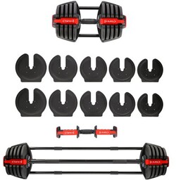 SGR40 PRO SET 2W1 ZESTAW REGULOWANYCH SZTANGIELEK 43,5