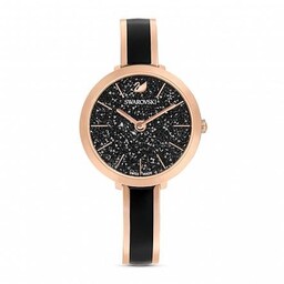 Swarovski, Zegarek damski, Crystalline Delight, 5580530, czarno-różowy