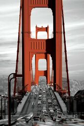 Pyramid International Plakat Golden Gate Bridge San Francisco