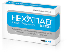 HEXATIAB - 10 kapsułek dopochwowych