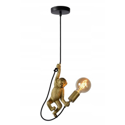 Lampa Wisząca Małpka Goryl Lucide Chimp 10402/01/30 Złota