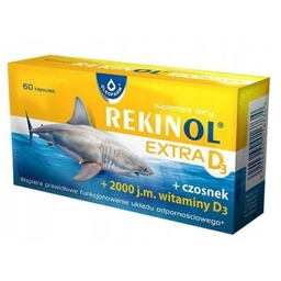 Rekinol Extra D3 60 Kapsułek
