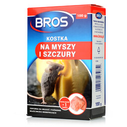 BROS kostka trutka na szczury i myszy 100g