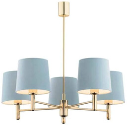 Lampa wisząca z abażurami PONTE 2085 błękit