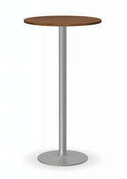 Stolik wysoki Olympo II, średnica 600 mm, szara