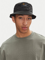Kapelusz Alpha Industries Crew Bucket 116912 Czarny