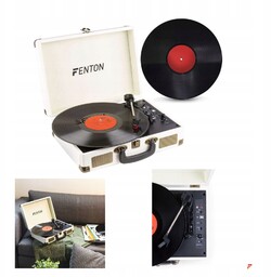 Gramofon w walizce bluetooth Usb konwersja