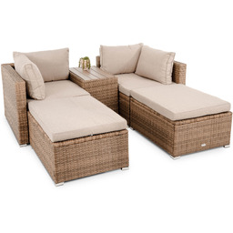 Zestaw mebli ogrodowych Alzano - Beżowy