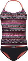 FIREFLY tankini, dla dzieci, kolor czarny etniczny, 116