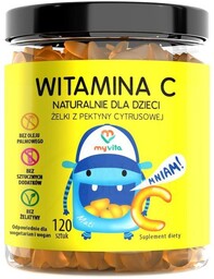 Witamina C Naturalne Żelki dla Dzieci, Myvita, 120
