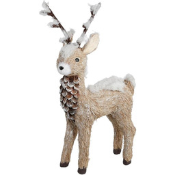 Figurka w kształcie Renifera - dekoracyjna statuetka świąteczna