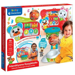 CLEMENTONI Zabawka interaktywna Baby Koszykówka 50384