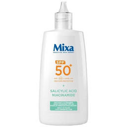 MIXA Matujący ultralekki krem ochronny SPF50 przeciw niedoskonałościom