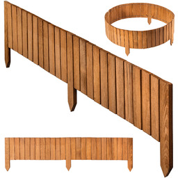 Płotek drewniany rollborder Ansjo obrzeże 115 x 20