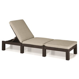 KETER Leżak Daytona Deluxe OAT 258814 Brązowo-beżowy