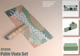 Zestaw do jogi myga Palm Yoga Set: mata,