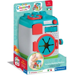 CLEMENTONI Klocki sensoryczne Soft Clemmy Pralka sensoryczna 17582