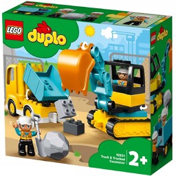 Ciężarówka i Koparka gąsienicowa Lego Duplo 10931 20