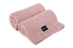 Poofi: bambusowy kocyk Pure Vintage Pink