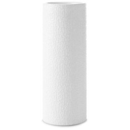 EUROFIRANY Wazon Riso 11 x 30 cm Biały