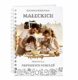Przepiśnik kołonotatnik na przepisy z Twoim zdjęciem
