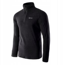 Bluza polarowa bielizna HI-TEC Denton czarny Bluza polarowa