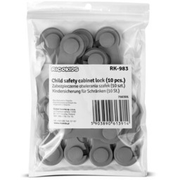 RICOKIDS Zabezpieczenie szafek RK-983 (10 sztuk) Szary