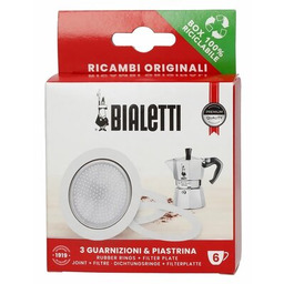 BIALETTI Uszczelka 6 TZ + Sitko (3 sztuki)