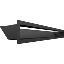 Kratka Wentylacyjna Kominkowa Luft 9X80 Czarna Slim