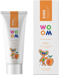 WOOM KIDS Peach 50ml - pasta do zębów