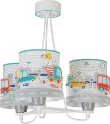 Lampa sufitowa Pojazdy potrójna 3x60W Samochody 3D