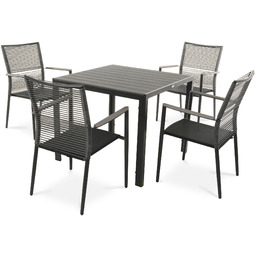 Zestaw mebli ogrodowych Carineo 4+1