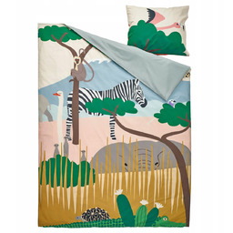 Komplet pościeli IKEA 150 x 200 cm wielokolorowy