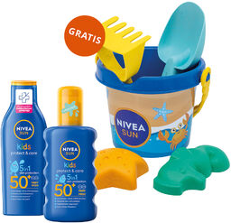 Zestaw Nivea Sun Kids Protect & Care 5w1,