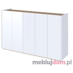 Komoda EASY 01 Biały połysk + dąb scandi